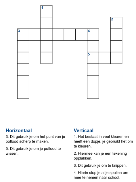 Klassieke Kruiswoordpuzzel